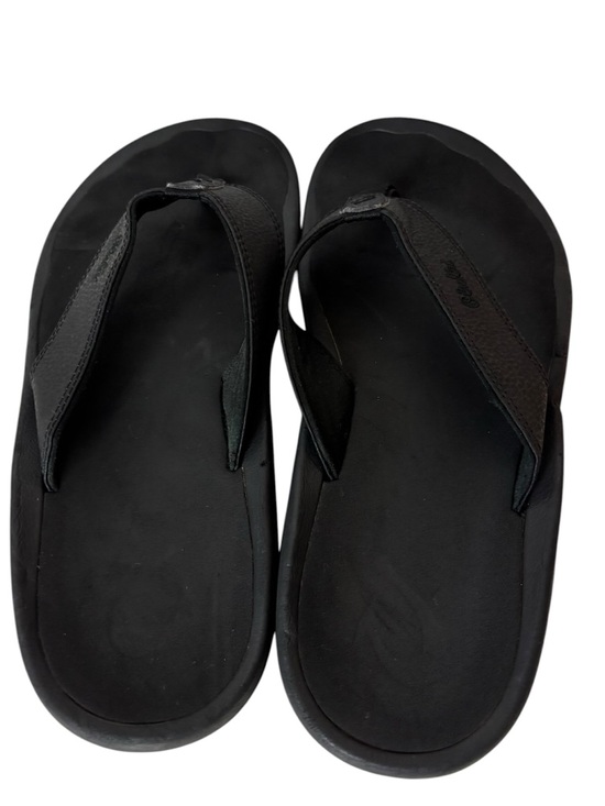 OluKai Mens Thong Sandals Black Size US 12 M EU 45 main image 8